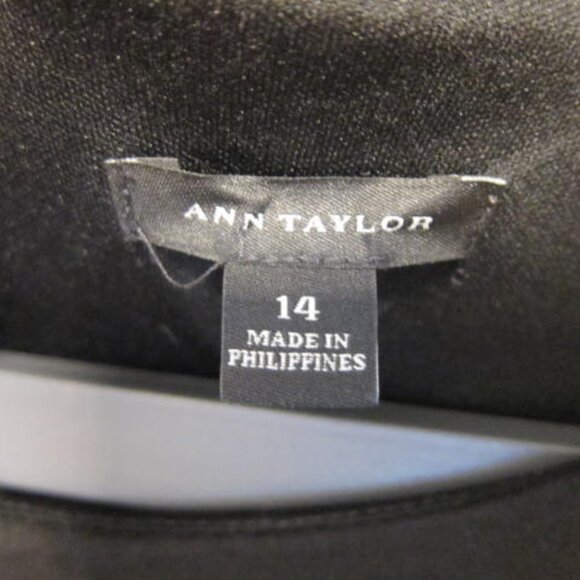 Ann Taylor Two-Tone Sleeveless A-Line Dress - Picture 3 of 3